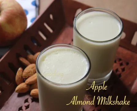 How to make Apple Almond Milkshake |