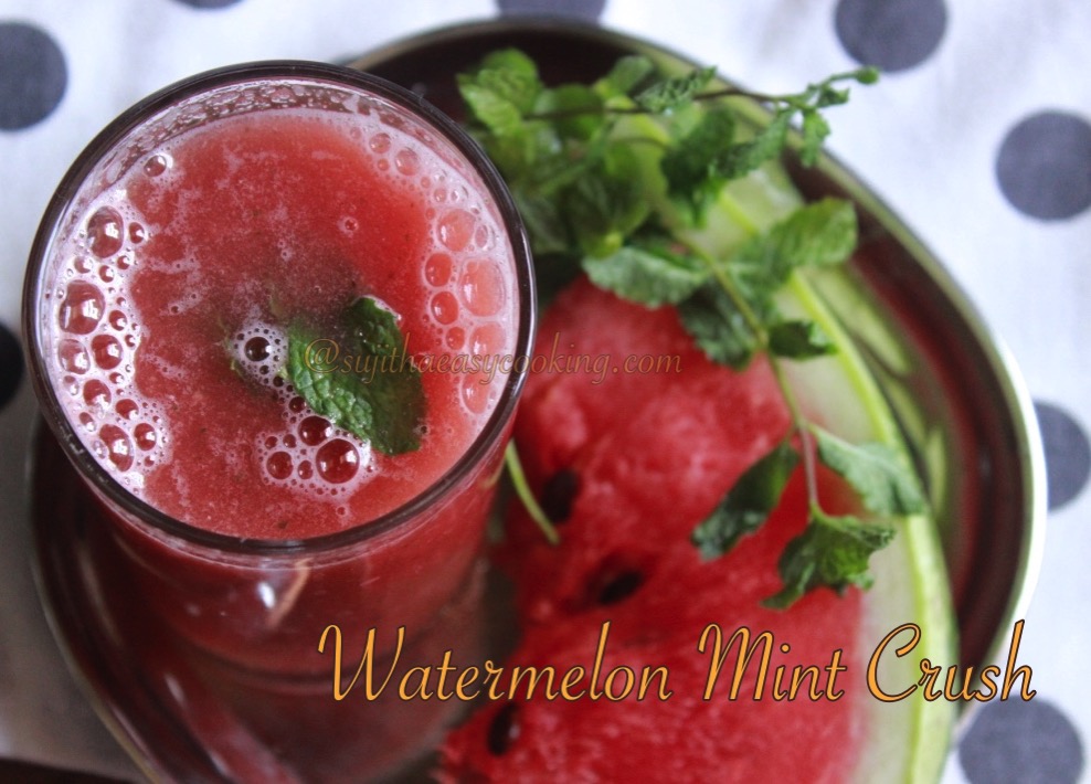 How to make Watermelon Mint Crush