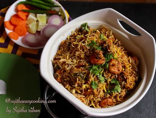 How to make Hyderabadi Prawn Biryani with Eastern Masala