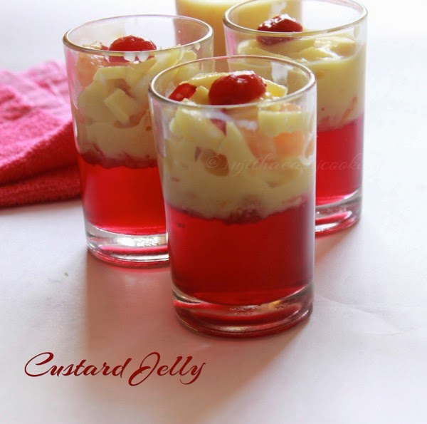 How to make Custard Jelly Recipe