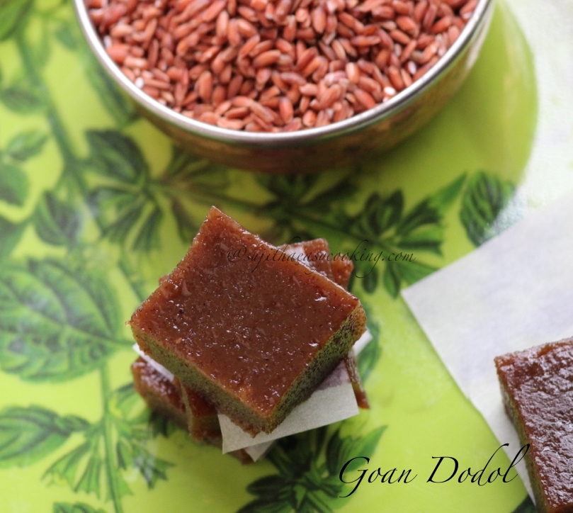 How to Make Goan Dodol/Black Halwa/Arisi Halwa/Karupatti Halwa