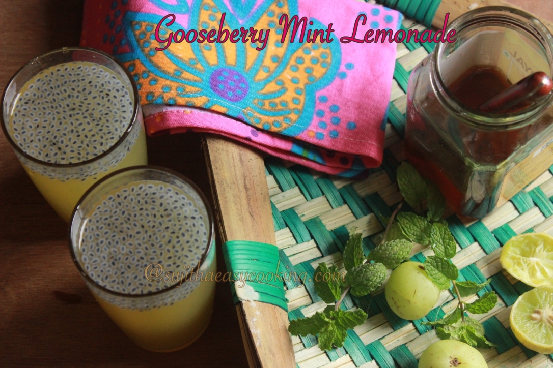 How to make Gooseberry Mint Lemonade