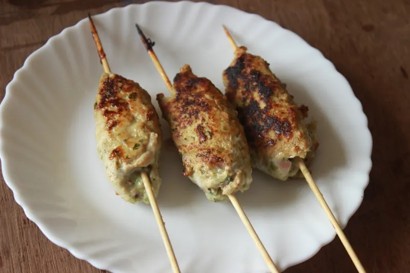 How to make Chicken Sheekh Kebab/Kabab