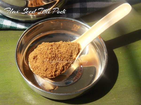 Flax Seed Idli Podi