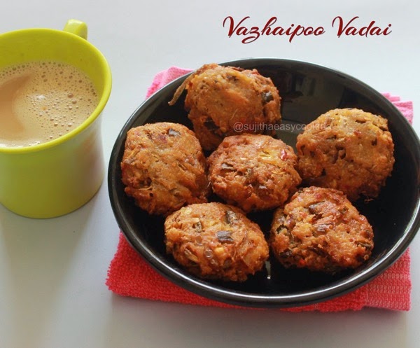 Vazhaipoo Vadai/Banana Flower Vadai