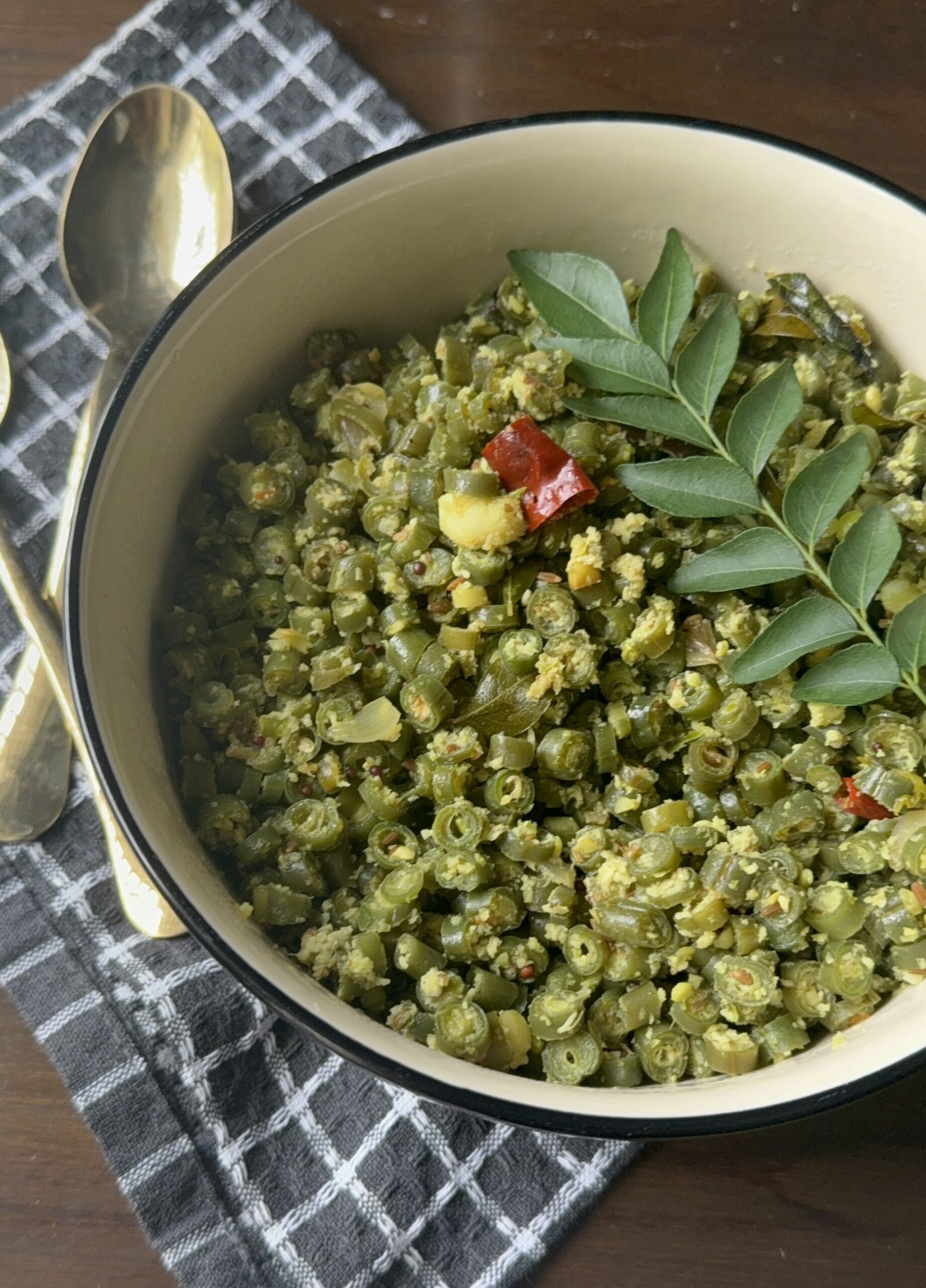 Easy Beans Thoran Recipe | Kerala-Style Green Beans with Fresh Coconut